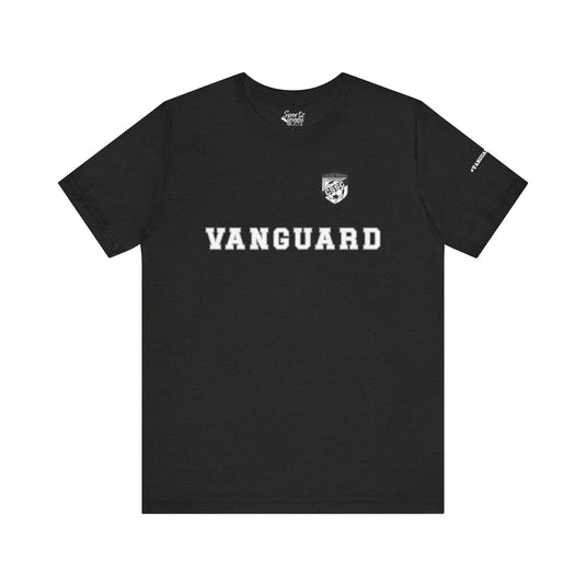 College Station Soccer Club Vanguard Unisex Adult T-Shirt w/ Logo on Left Chest