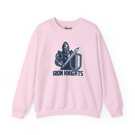 Iron Knights Basic Adult Unisex Crewneck Sweatshirt W/Knight Logo Only