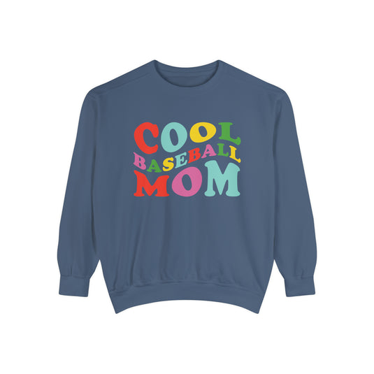 Cool Baseball Mom Adult Unisex Premium Crewneck Sweatshirt