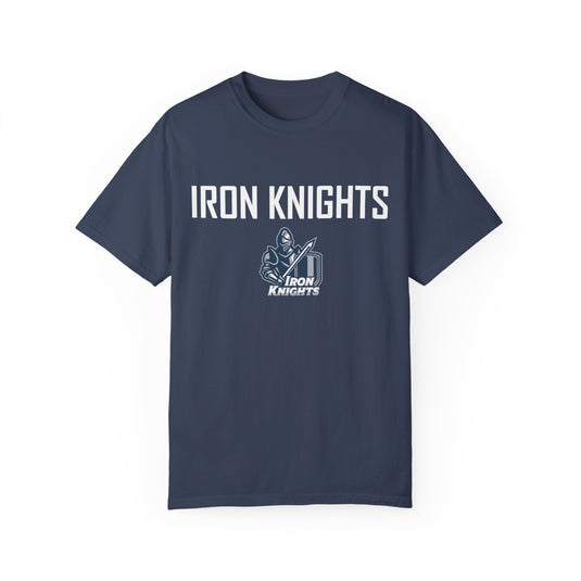 Iron Knights Premium Adult Unisex T-Shirt w/Knight Logo, Name & Number on back