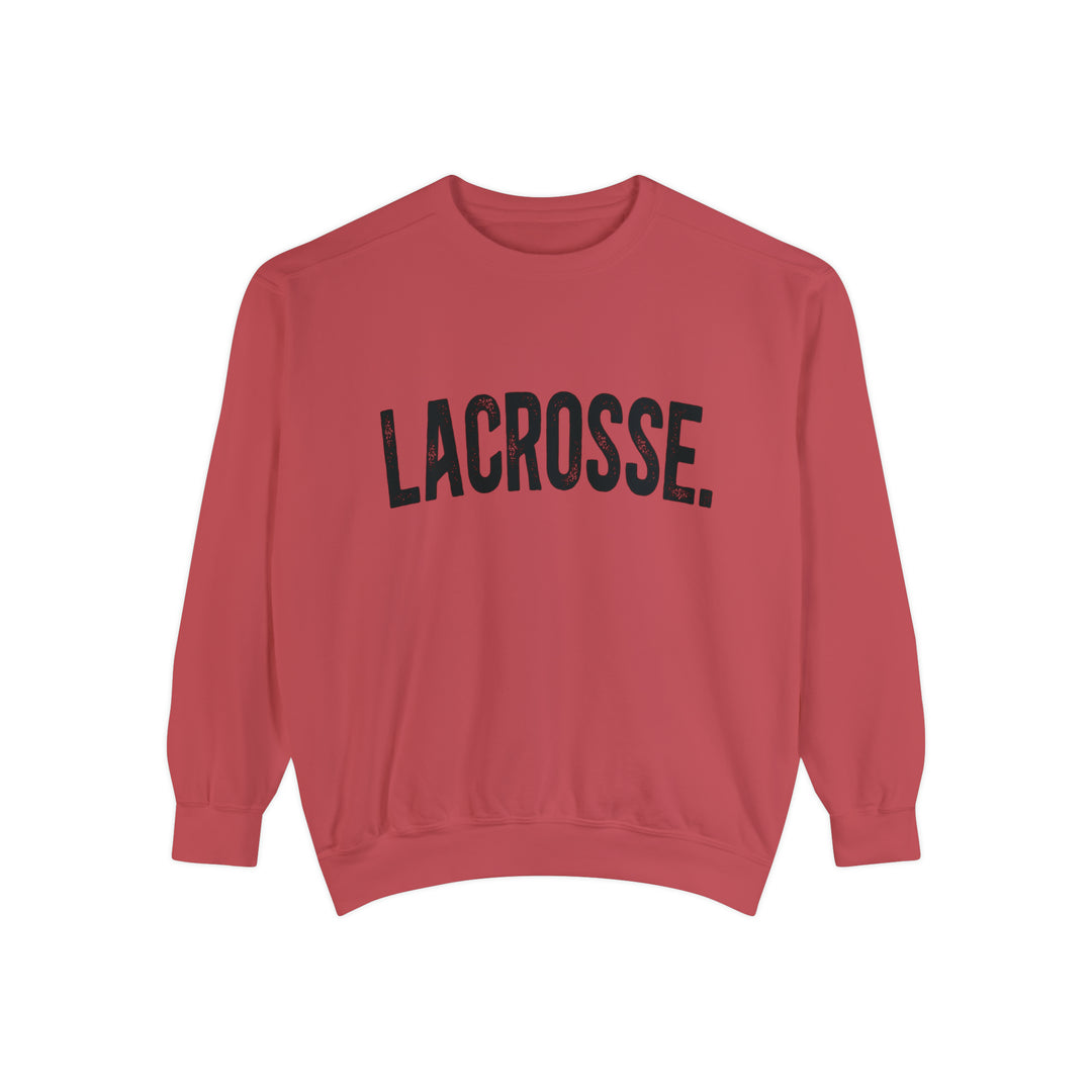 Rustic Design Lacrosse Adult Unisex Premium Crewneck Sweatshirt