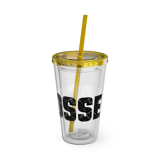 Lacrosse 16 oz Sunsplash Tumbler with Straw