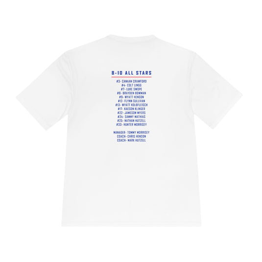 Valley Little League Baseball Unisex Adult Short Sleeve Competitor Moisture Wicking T-Shirt - District Champions