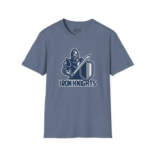 Iron Knights Basic Adult Unisex T-Shirt - Knight Design