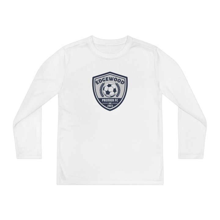 Edgewood Premier FC Unisex Youth Long Sleeve Competitor Moisture Wicking Shirt