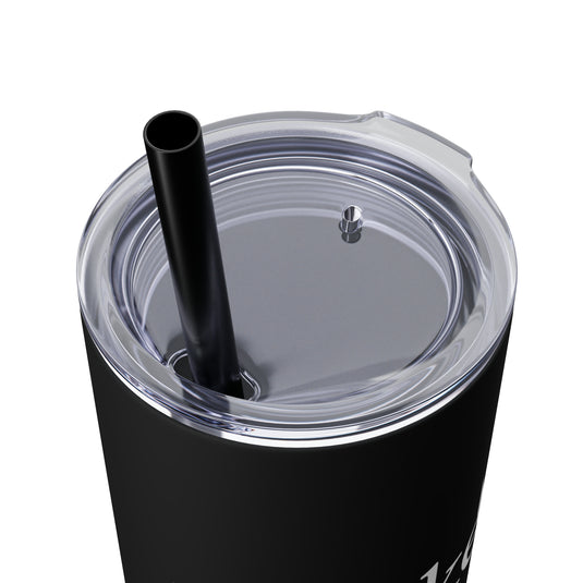 Weekends Coffee & Hockey 20oz Skinny Tumbler with Straw in Matte or Glossy