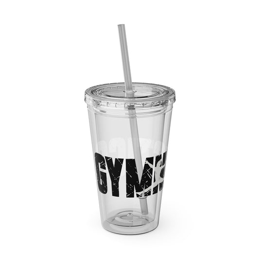 Gymnastics 16 oz Sunsplash Tumbler with Straw