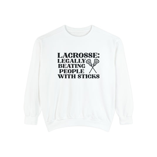 Lacrosse Legally Adult Unisex Premium Crewneck Sweatshirt