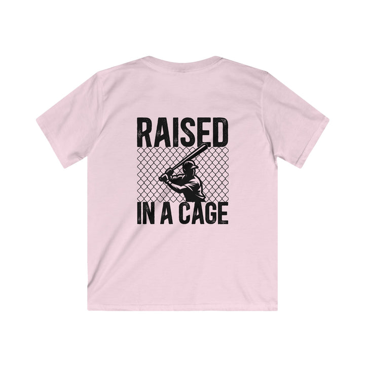 Raised in a Cage Baseball Unisex Youth T-Shirt