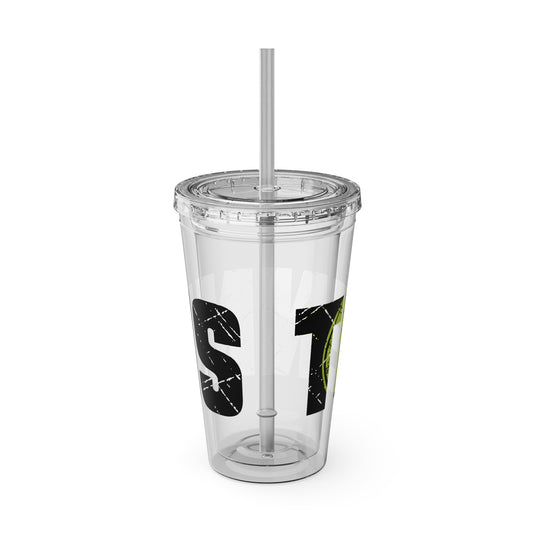 Tennis 16 oz Sunsplash Tumbler with Straw