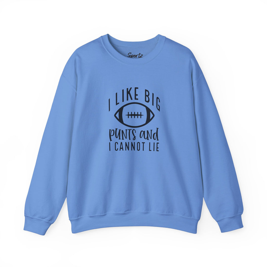 I Like Big Punts Football Adult Unisex Crewneck Sweatshirt