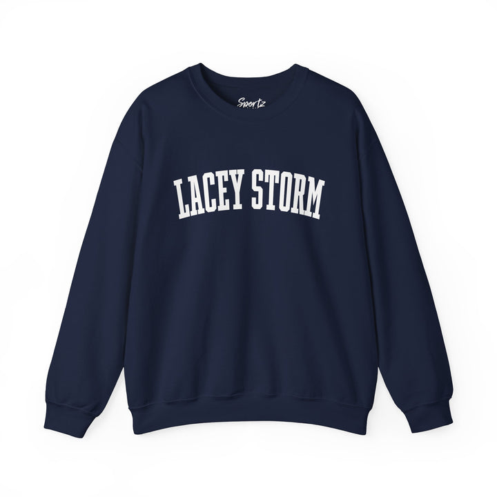 Lacey Storm Unisex Adult Crewneck Sweatshirt - Plain Text Design