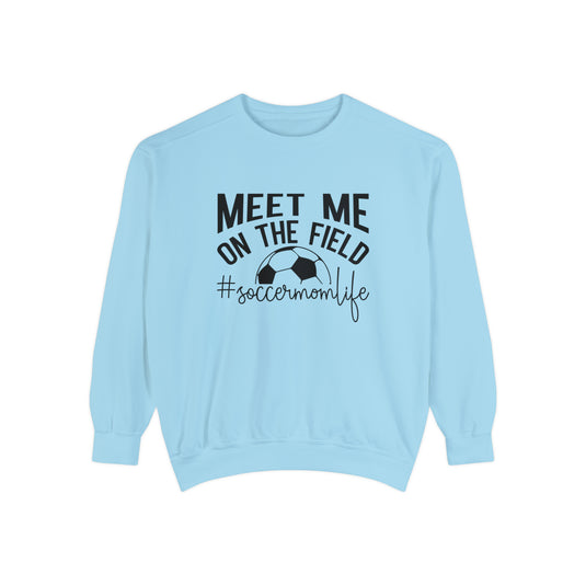 Meet Me on the Field Soccer Adult Unisex Premium Crewneck Sweatshirt