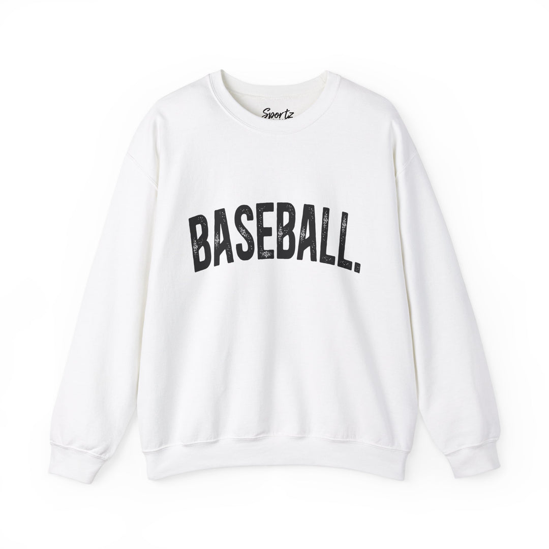 Rustic Design Baseball Adult Unisex Crewneck Sweatshirt
