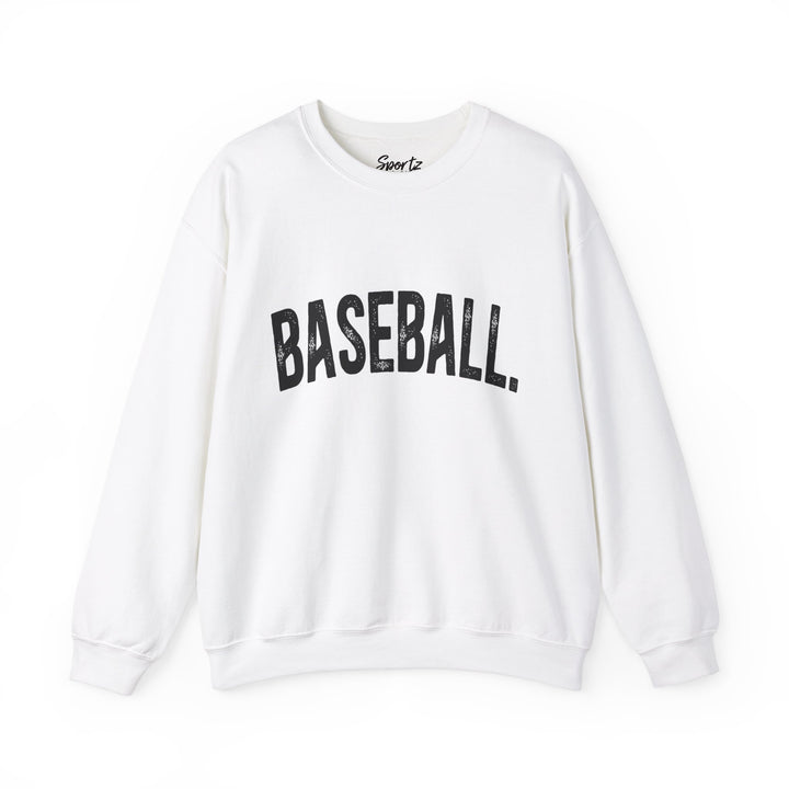 Rustic Design Baseball Adult Unisex Crewneck Sweatshirt