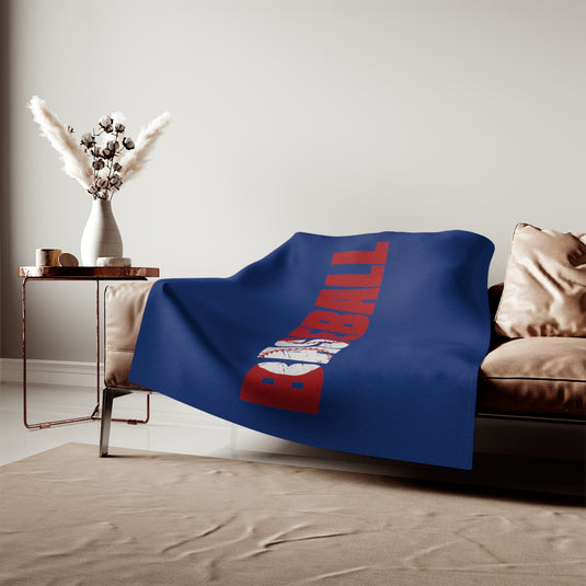 Baseball Sweatshirt Blanket