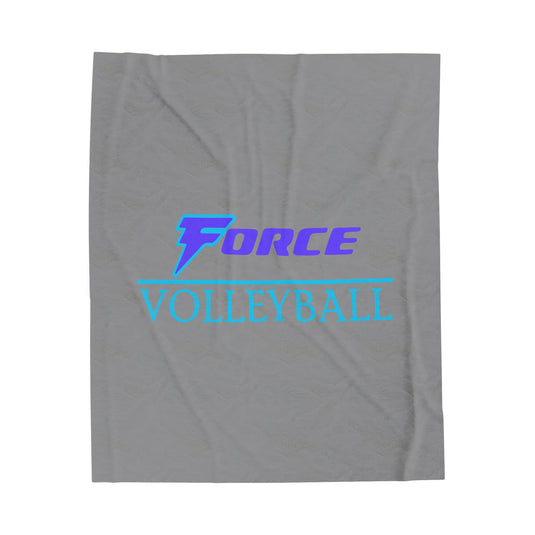 Force Volleyball Club Velveteen Plush Blanket