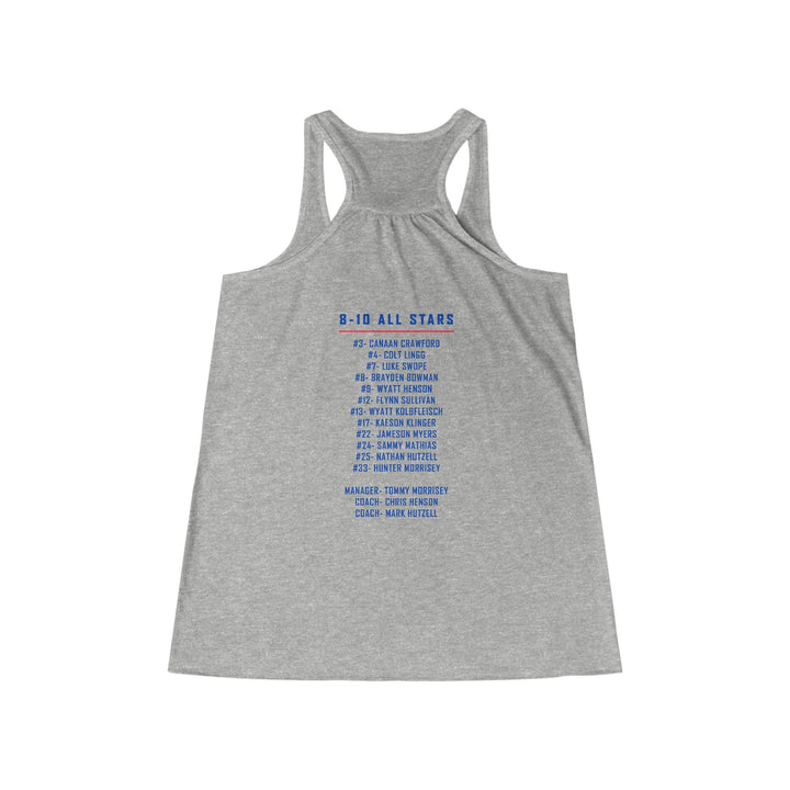 Valley Little League Baseball Women's Flowy Racerback Tank - District Champions