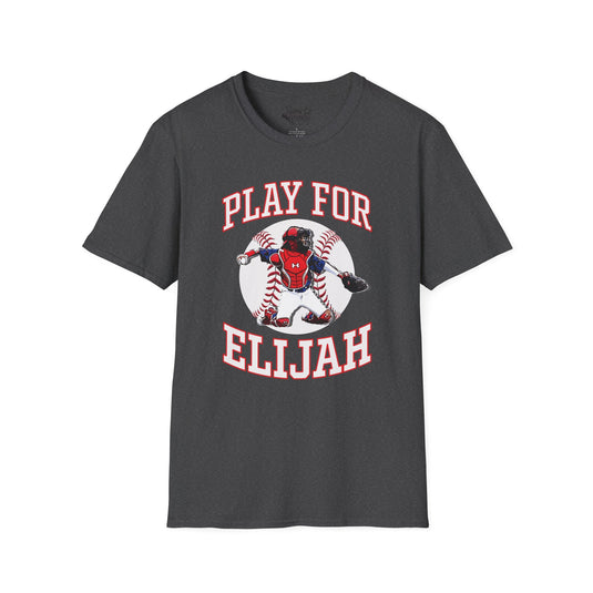 Play for Elijah Unisex Adult Basic T-Shirt