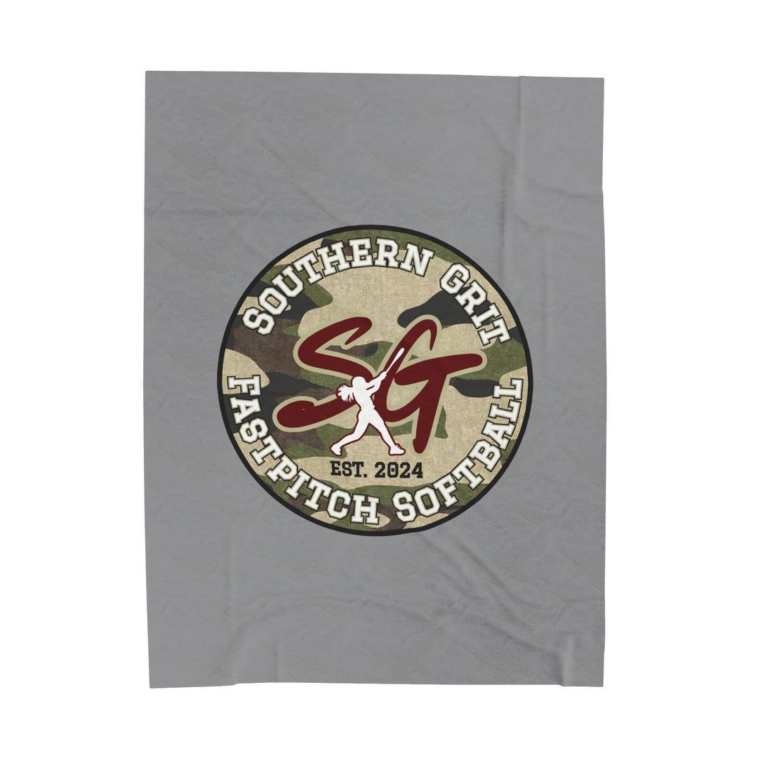 Southern Grit Velveteen Plush Blanket