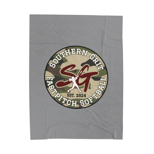 Southern Grit Velveteen Plush Blanket