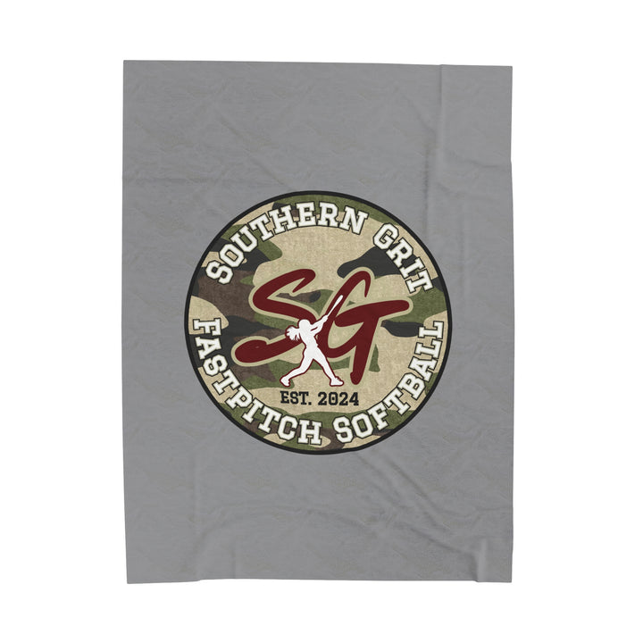 Southern Grit Velveteen Plush Blanket