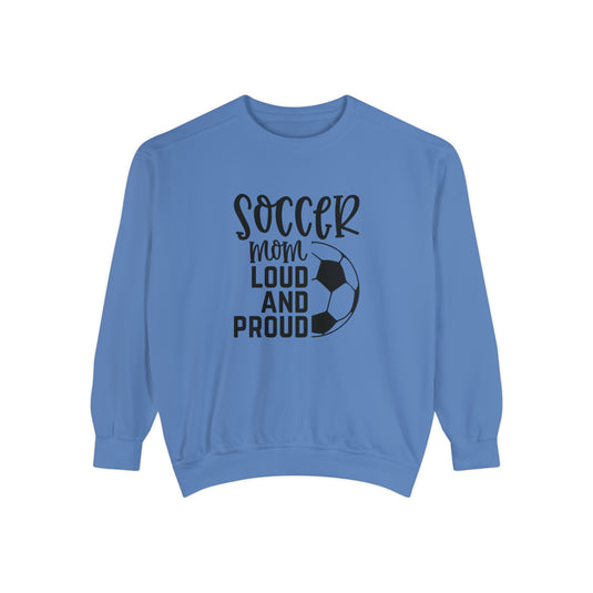 Soccer Mom Loud and Proud Adult Unisex Premium Crewneck Sweatshirt