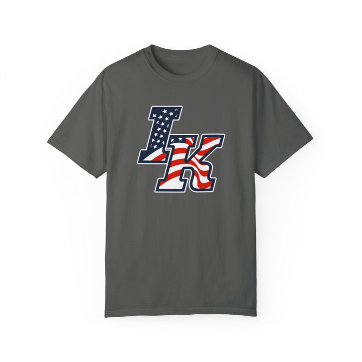 Iron Knights Premium Adult Unisex T-Shirt - Flag Design