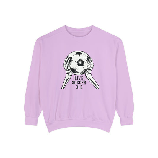 Live Soccer Die Adult Unisex Premium Crewneck Sweatshirt