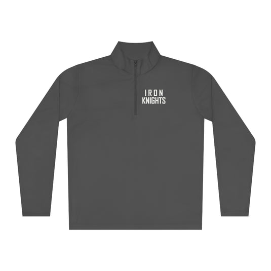 Iron Knights Unisex Quarter-Zip Pullover w/Stacked Text Only