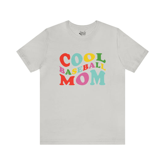 Cool Baseball Mom Adult Unisex Mid-Level T-Shirt