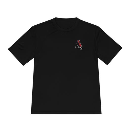 Wheeling Lightningbirds Unisex Adult Moisture Wicking T-Shirt - Bird Only Logo
