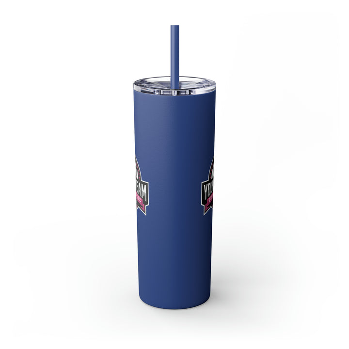 Skinny Tumbler with Straw 20oz