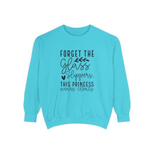 Forget the Glass Slippers Lacrosse Adult Unisex Premium Crewneck Sweatshirt