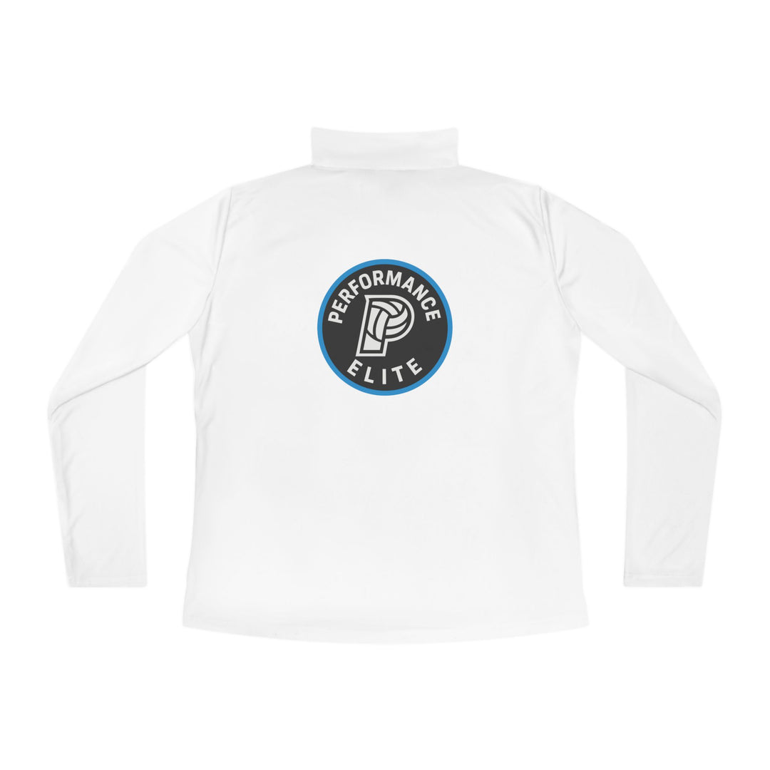 Performance Elite Women's Long Sleeve Quarter-Zip Pullover w/Front & Back Logo