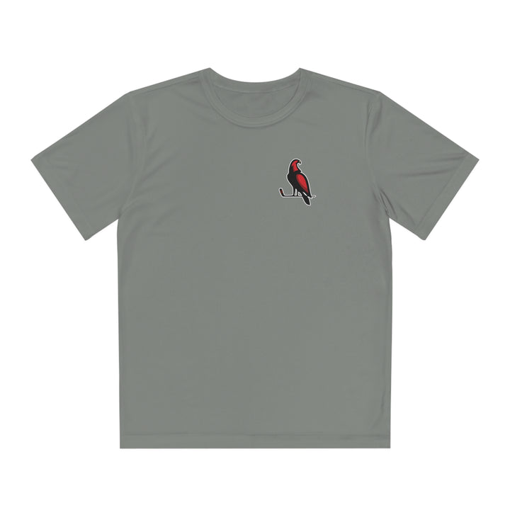 Wheeling Lightningbirds Unisex Youth Short Sleeve Competitor Moisture Wicking T-Shirt - Bird Logo Only