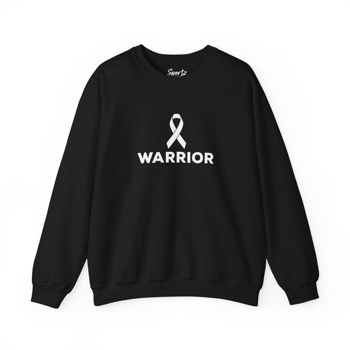 Cancer Ribbon Warrior Adult Unisex Crewneck Sweatshirt