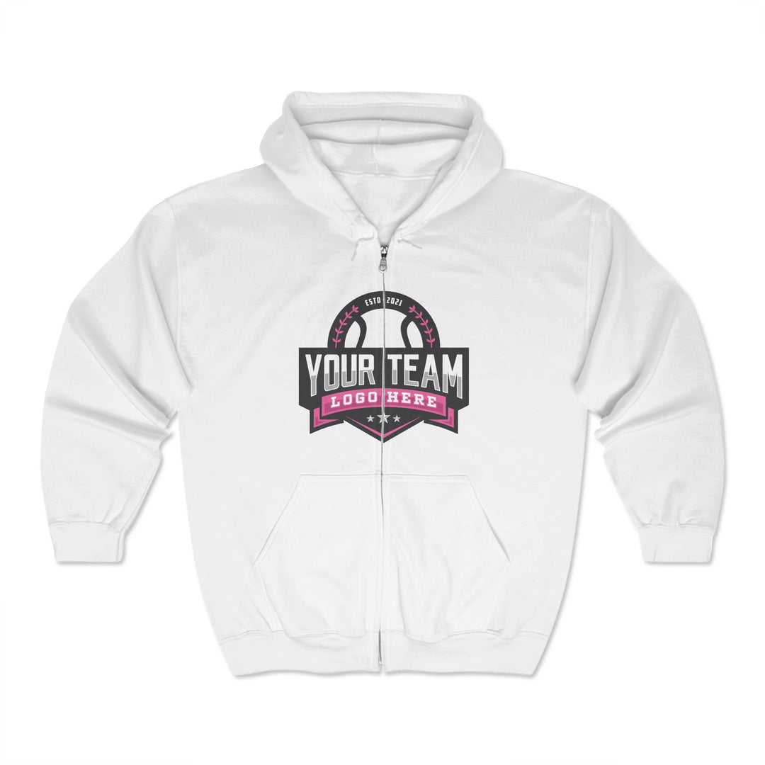 Unisex Adult Full Zip Hooded Sweatshirt - DTG