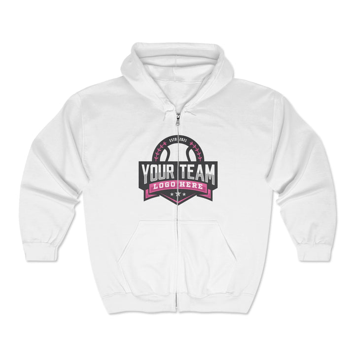 Unisex Adult Full Zip Hooded Sweatshirt - DTG