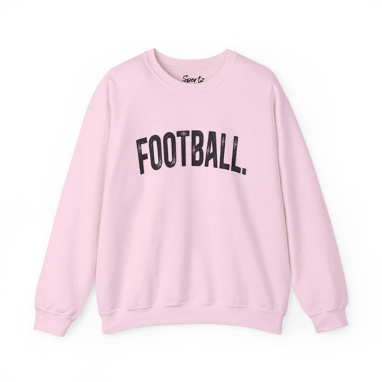 Rustic Design Football Adult Unisex Basic Crewneck Sweatshirt