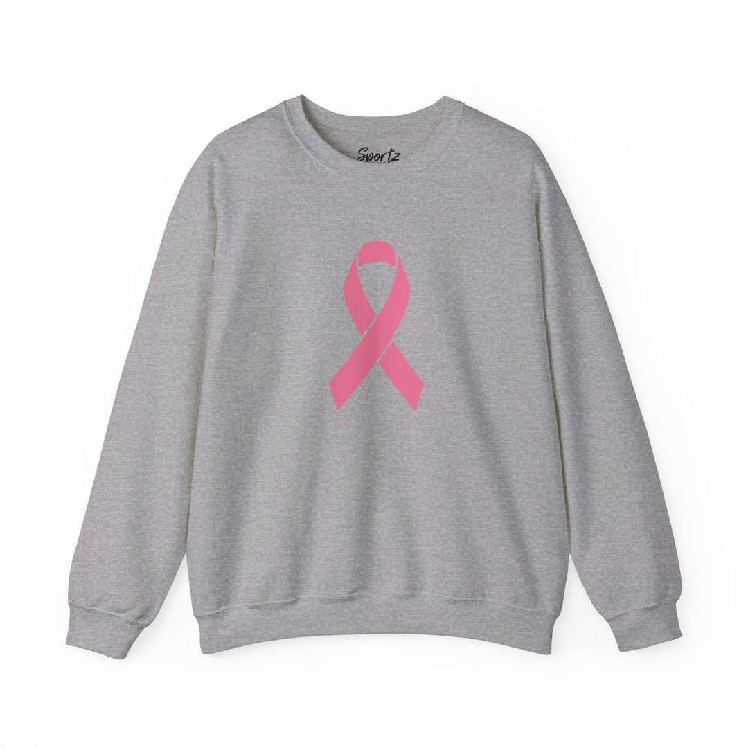 Cancer Ribbon Adult Unisex Crewneck Sweatshirt