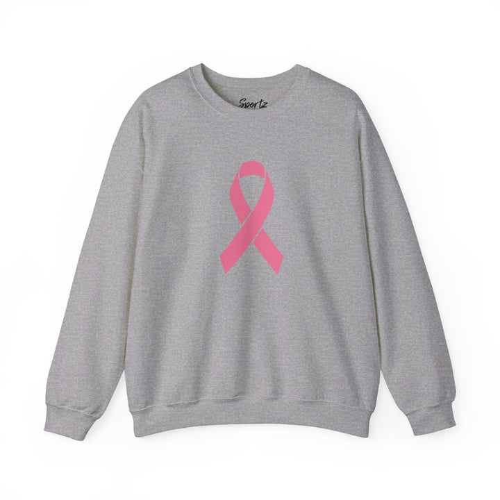 Cancer Ribbon Adult Unisex Crewneck Sweatshirt