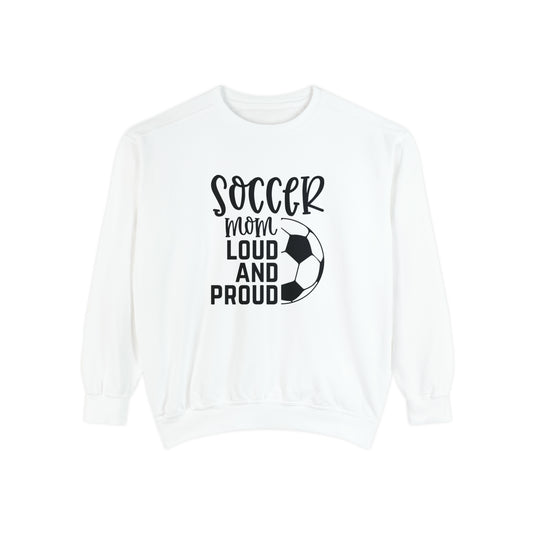 Soccer Mom Loud and Proud Adult Unisex Premium Crewneck Sweatshirt