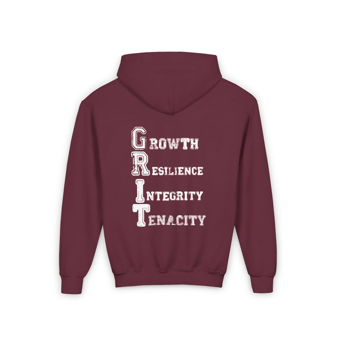 Southern Grit Unisex Youth Hooded Sweatshirt w/Both Logos