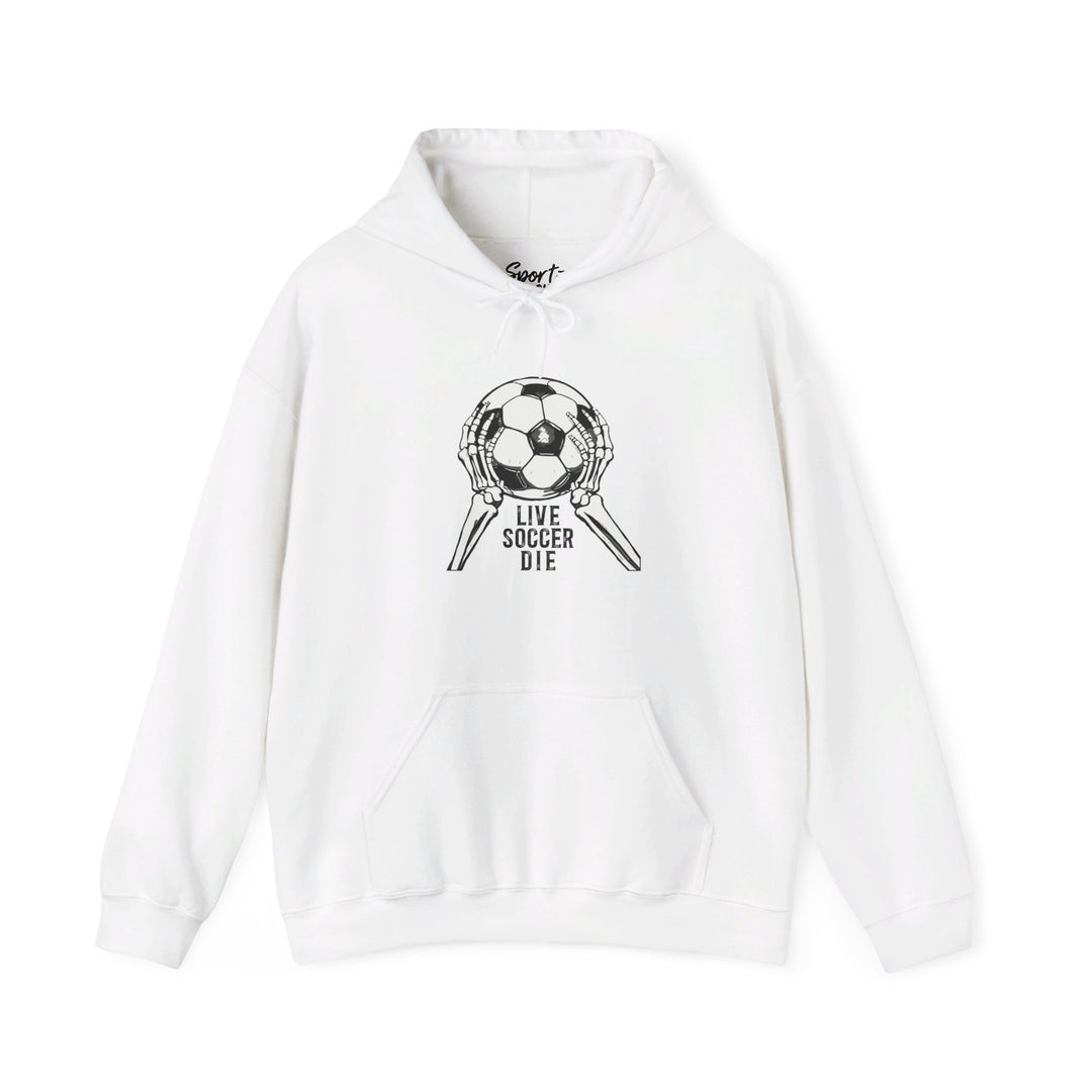 Live Soccer Die Adult Unisex Hooded Sweatshirt