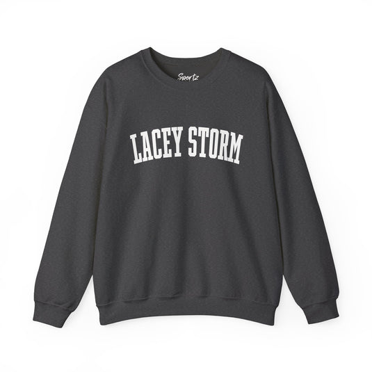 Lacey Storm Unisex Adult Basic Crewneck Sweatshirt - Plain Text Design