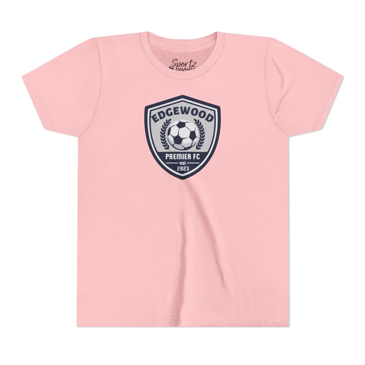 Edgewood Premier FC Unisex Youth T-Shirt - Breast Cancer Awareness