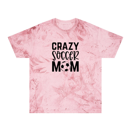 Crazy Soccer Mom Adult Unisex Colorblast T-Shirt