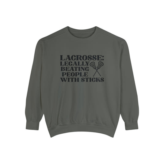 Lacrosse Legally Adult Unisex Premium Crewneck Sweatshirt