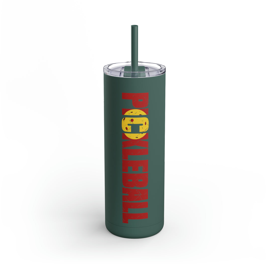 Pickleball 20oz Skinny Matte Tumbler